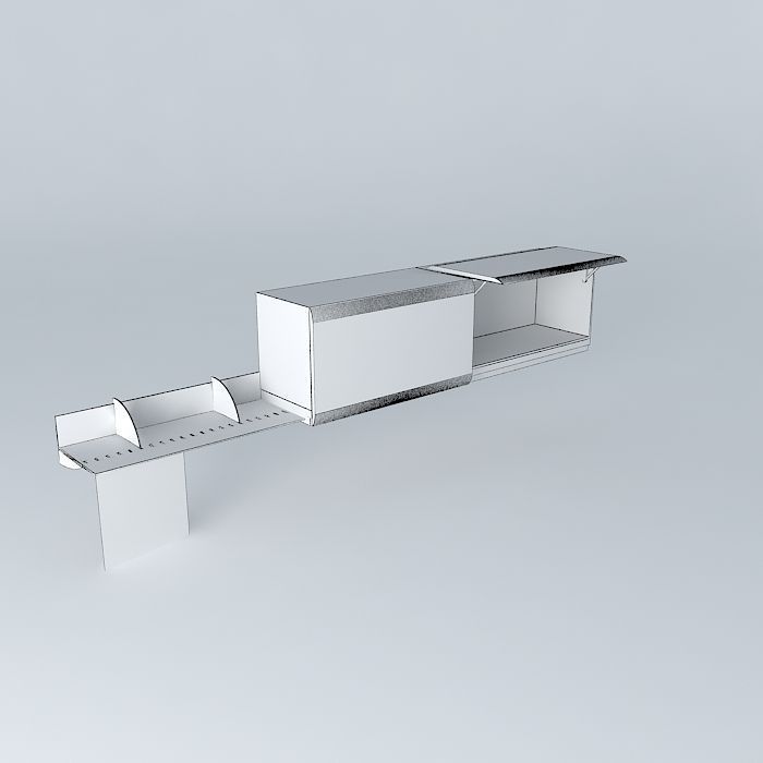 WORKSTATION-OVERHEAD SHELVES Free 3D model_3