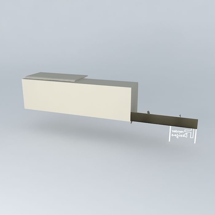 WORKSTATION-OVERHEAD SHELVES Free 3D model_1