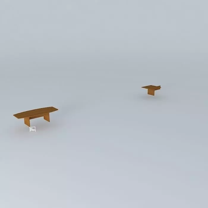 MEETING TABLE-2680x1180x735mm Free 3D model_0