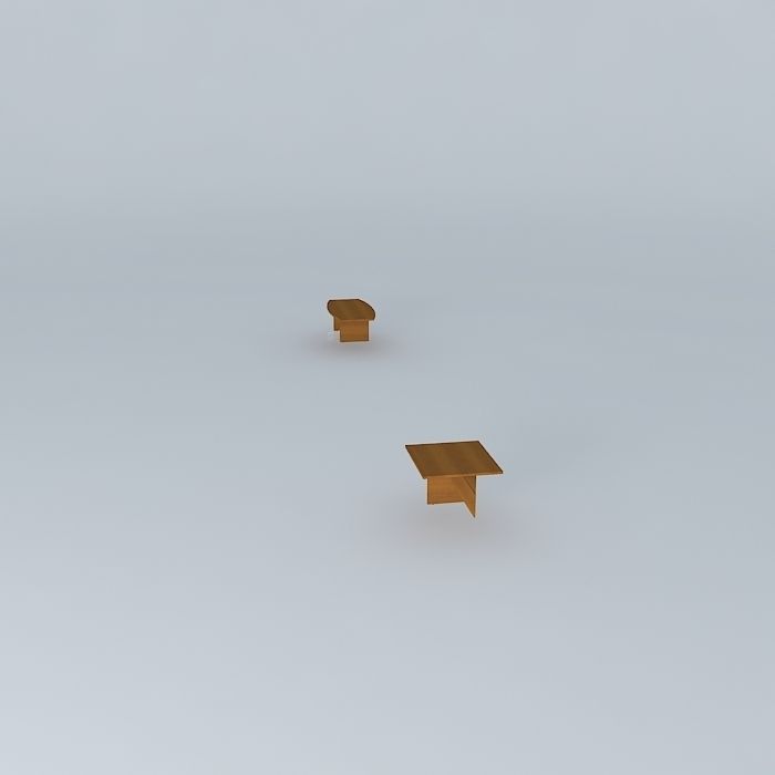 MEETING TABLE-2680x1180x735mm Free 3D model_2