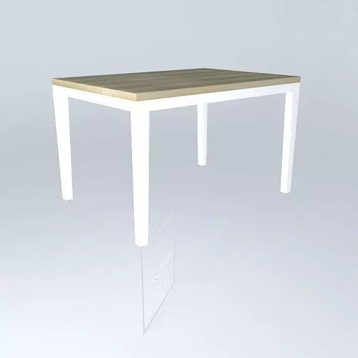 MODERN DINING TABLE-1219x864x750mm Free 3D model_0