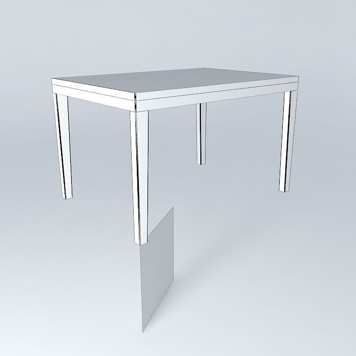 MODERN DINING TABLE-1219x864x750mm Free 3D model_3