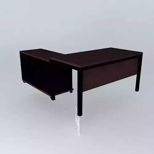 OFFICE DESK WITH RETURN 1500x1950x750
