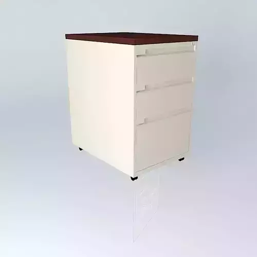 MOBILE PEDESTAL 550x400x650 Free 3D model