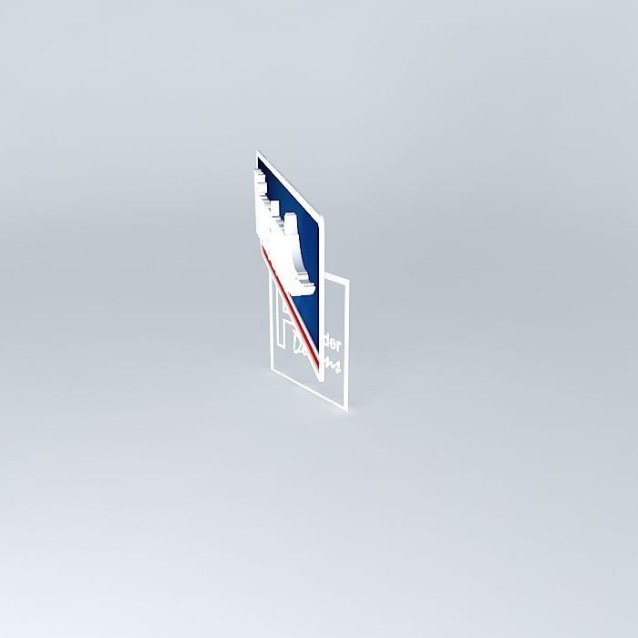 SIGNAGE WINSTON 3D LOGO Free 3D model_2