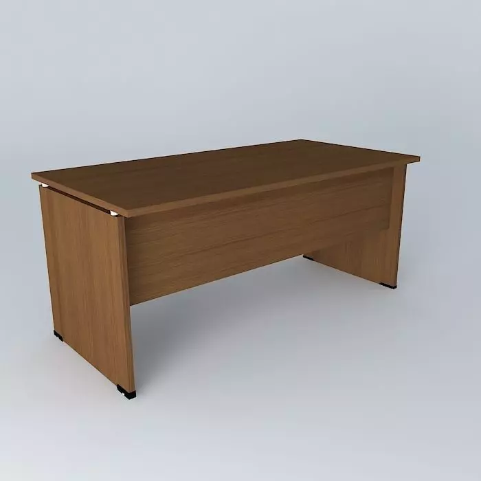 OFFICE DESK 1600x800x720mmH Free 3D model_0