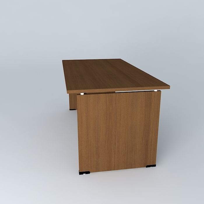 OFFICE DESK 1600x800x720mmH Free 3D model_2