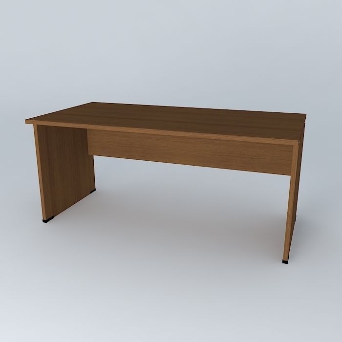 OFFICE DESK 1600x800x720mmH Free 3D model_1