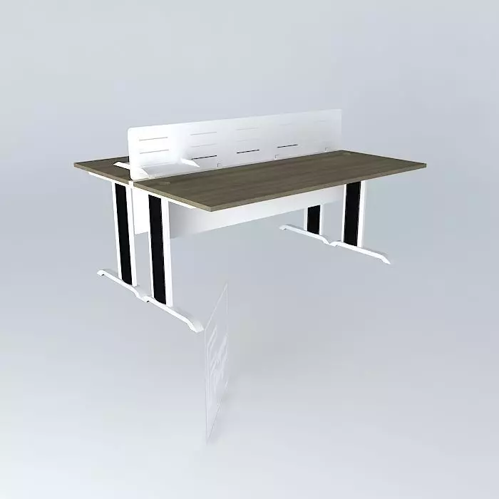 2-MAN WORKSTATION 1800x1550x750mmH Free 3D model