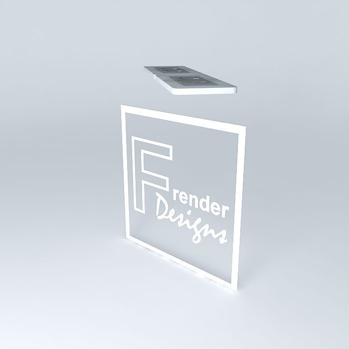 NET BOX OUTLET Free 3D model_2