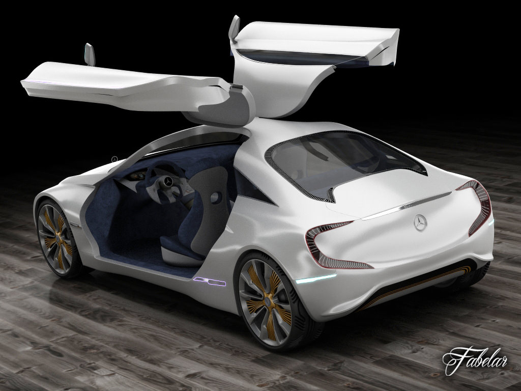 Mercedes F125 concept 3D model_7