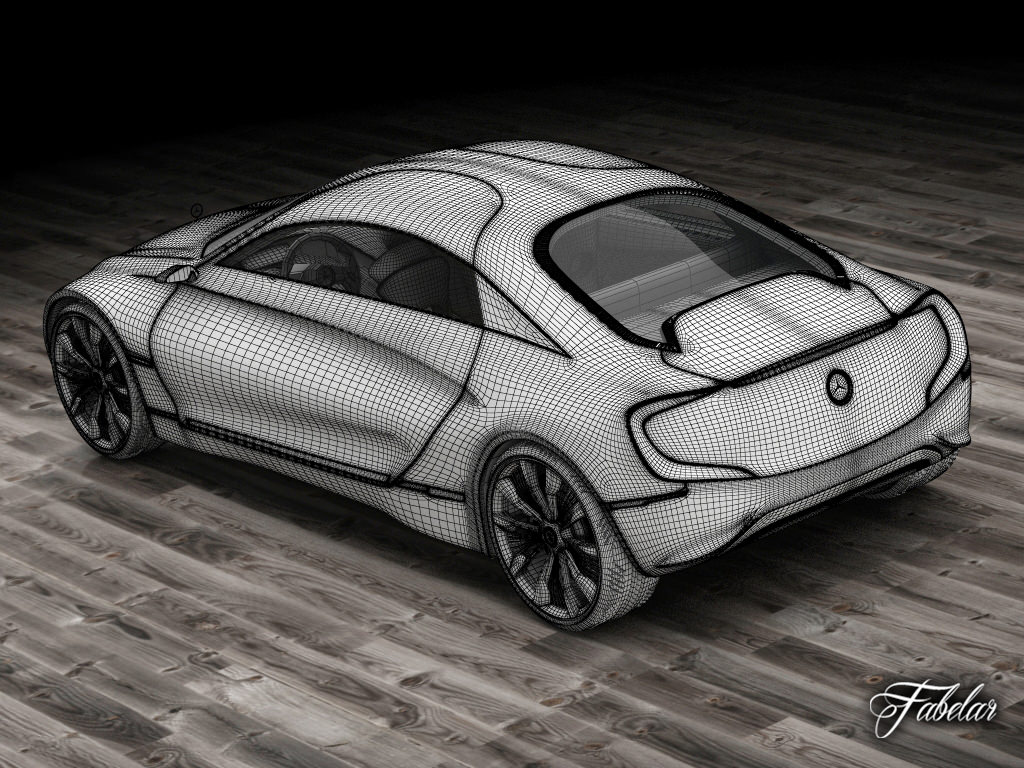 Mercedes F125 concept 3D model_10