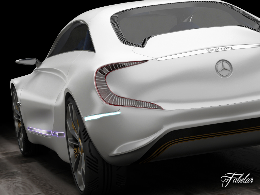 Mercedes F125 concept 3D model_5