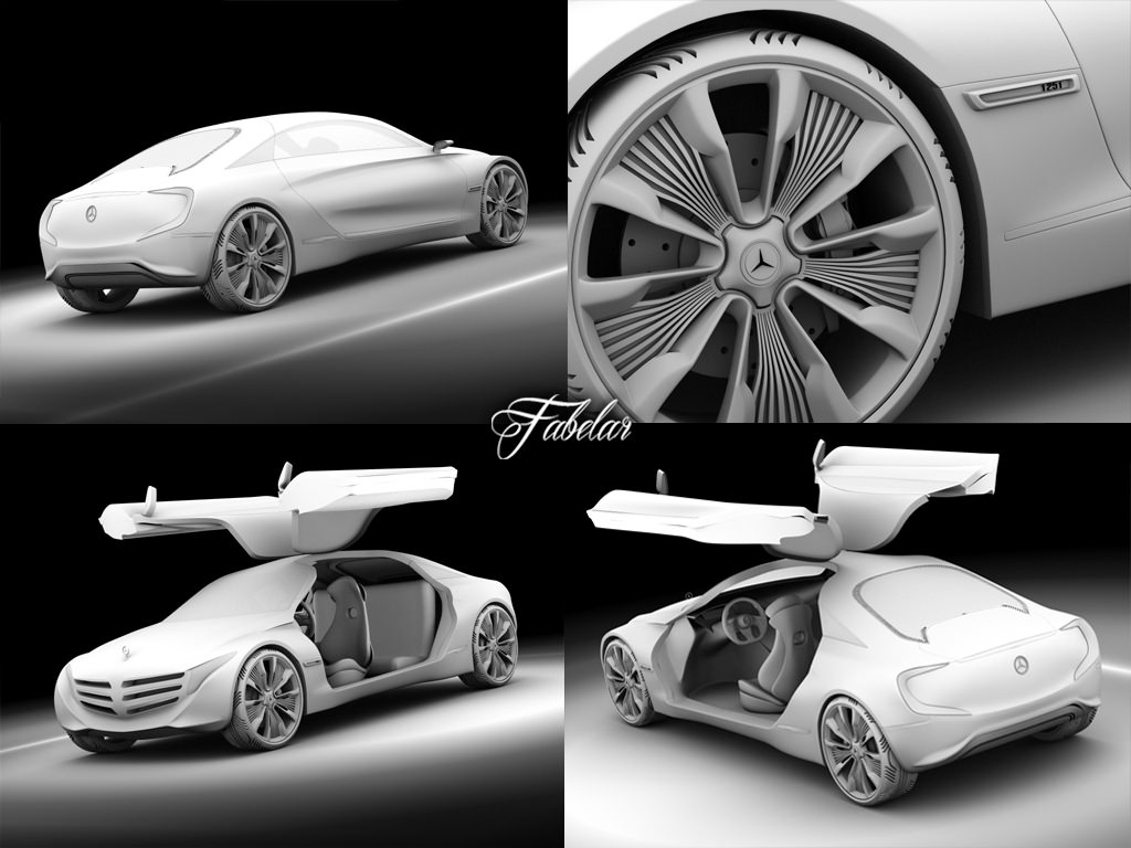 Mercedes F125 concept 3D model_13