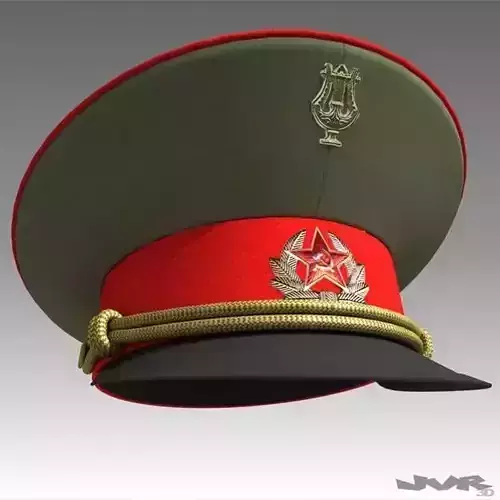 USSR Visor Cap 3D model