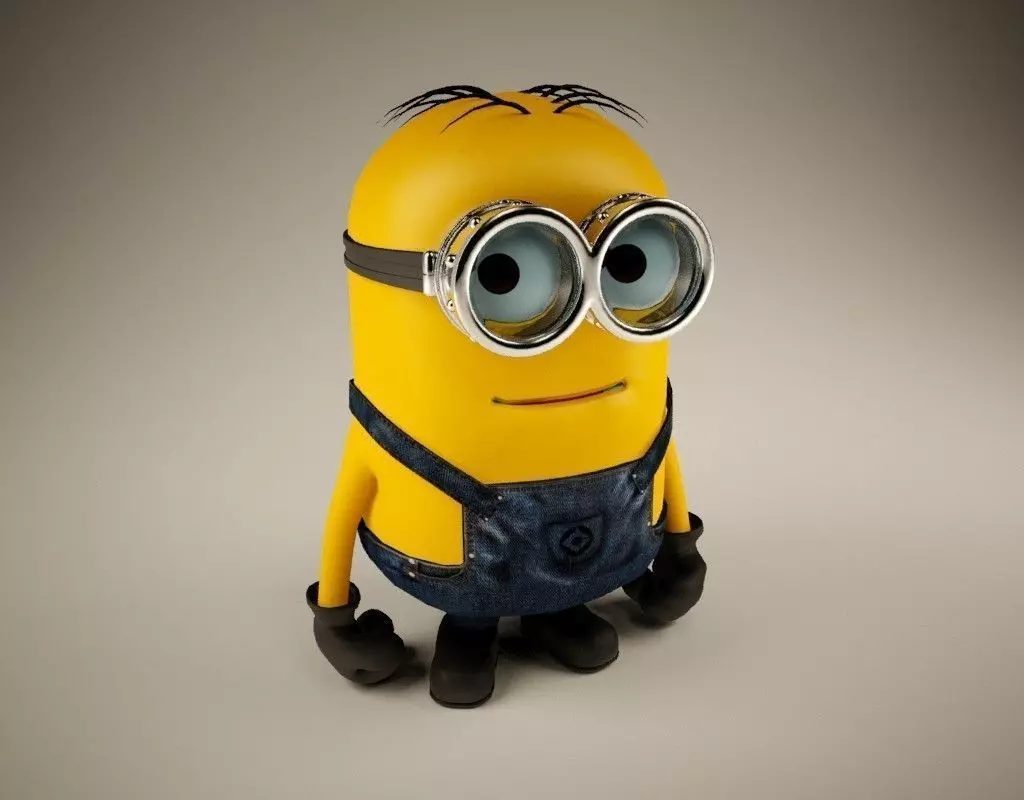 Rigged Minion 3D model_0