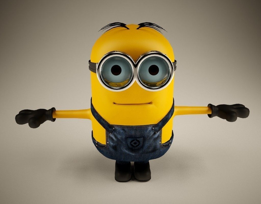 Rigged Minion 3D model_2
