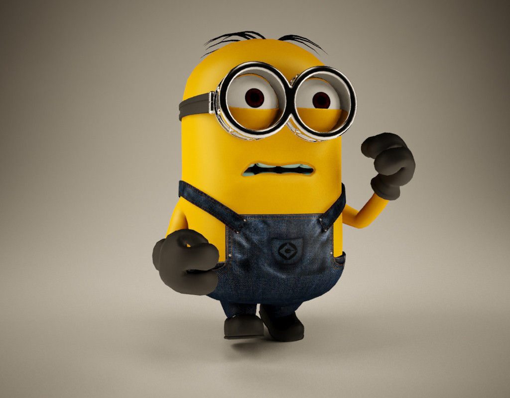 Rigged Minion 3D model_1