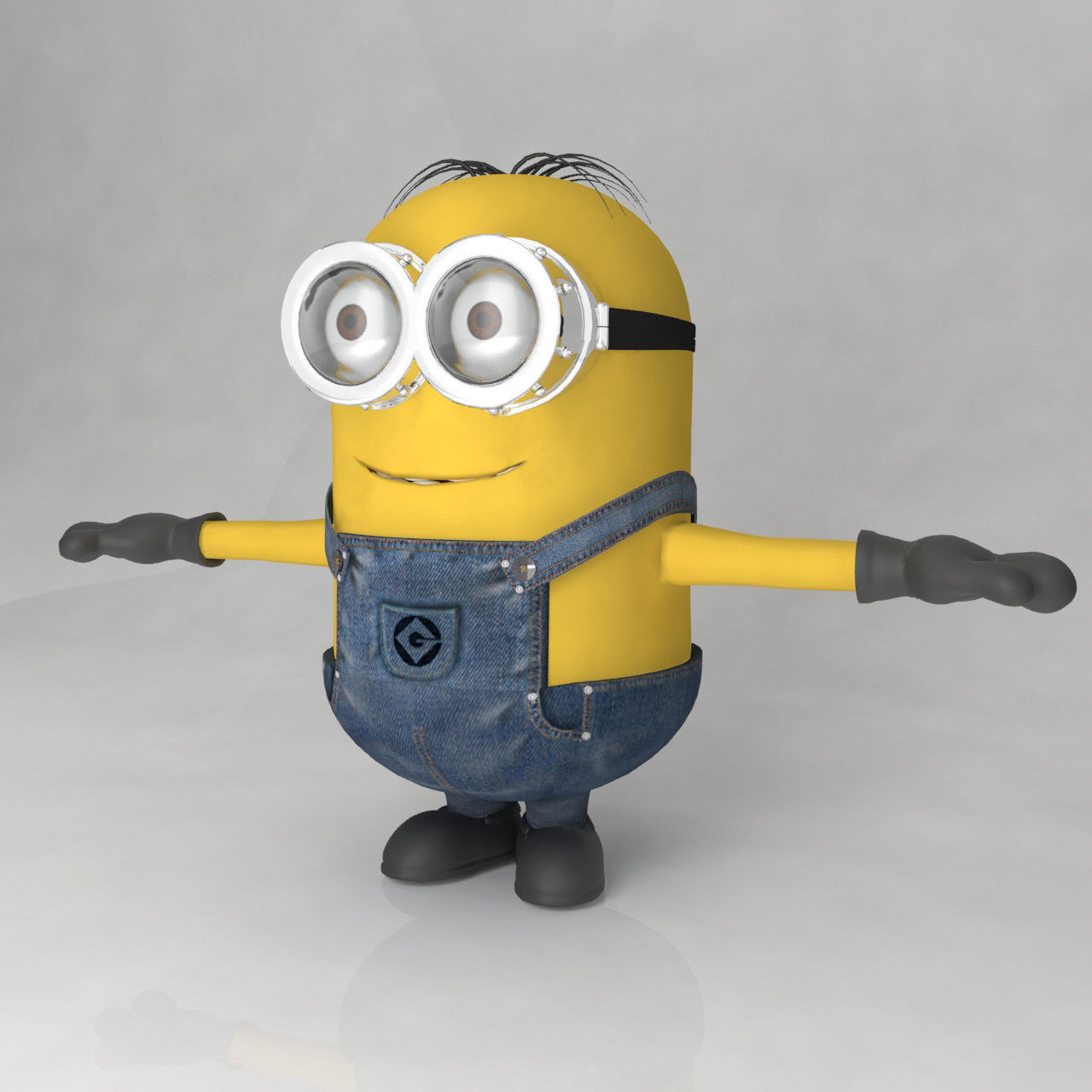 Minion V1 3D model_2