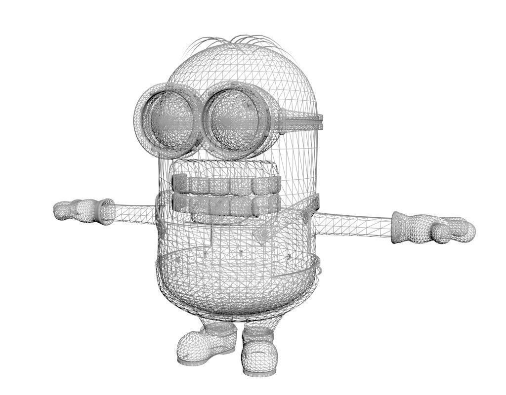 Minion V1 3D model_4