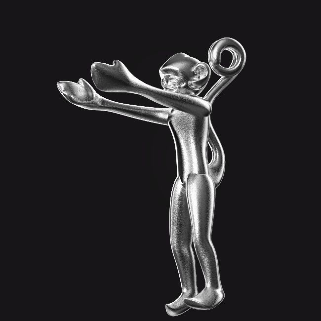 3D-Monkeys 056 3D print model_1