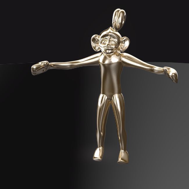 3D-Monkeys 059 3D print model_1