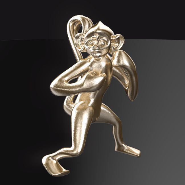 3D-Monkeys 067 3D print model_1