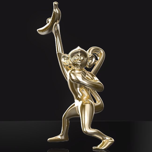 3D-Monkeys 072 3D print model_1