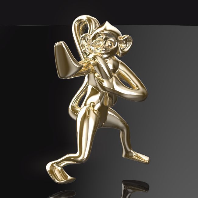 3D-Monkeys 073 3D print model_1