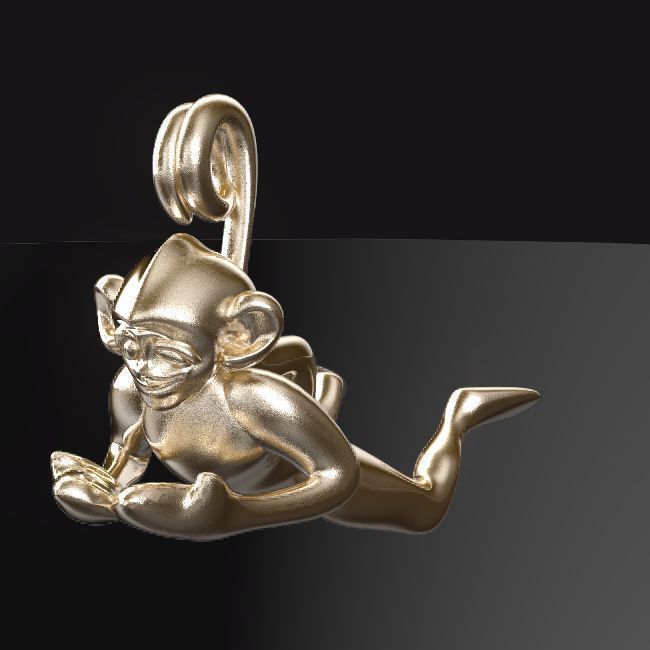 3D-Monkeys 076 3D print model_1
