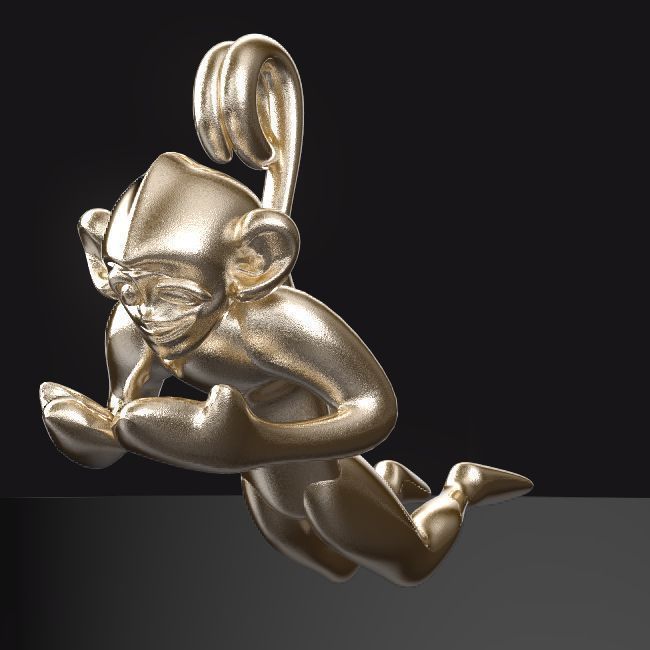 3D-Monkeys 091 3D print model_1