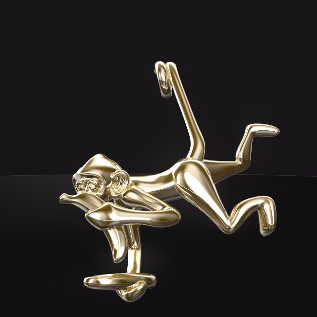 3D-Monkeys 098 3D print model_1