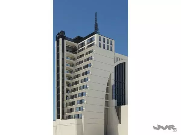 Futuristic Skyscraper Building 1 3D model_0