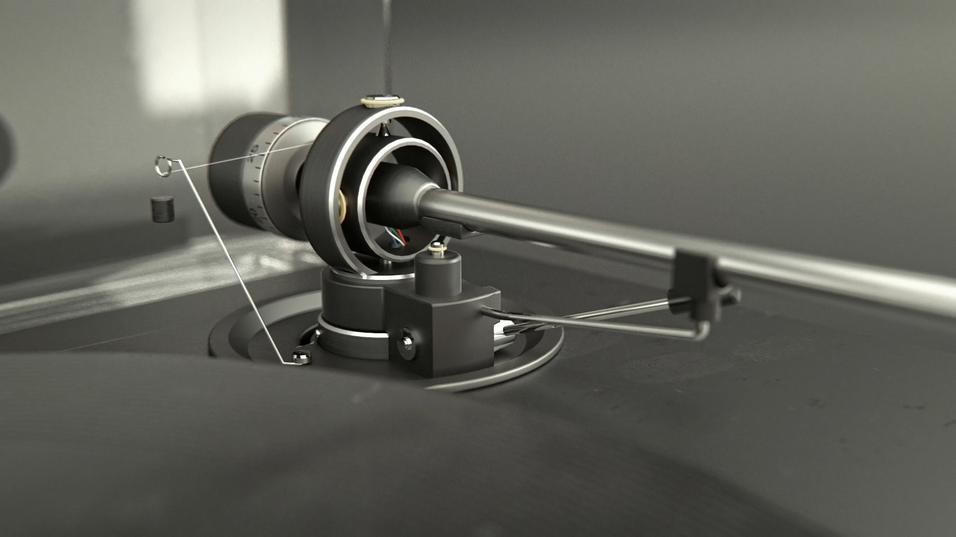 TESLA NC 500 Turntable 3D model_1