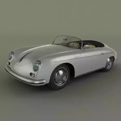 Porsche 356 A speedster 1957 3D model