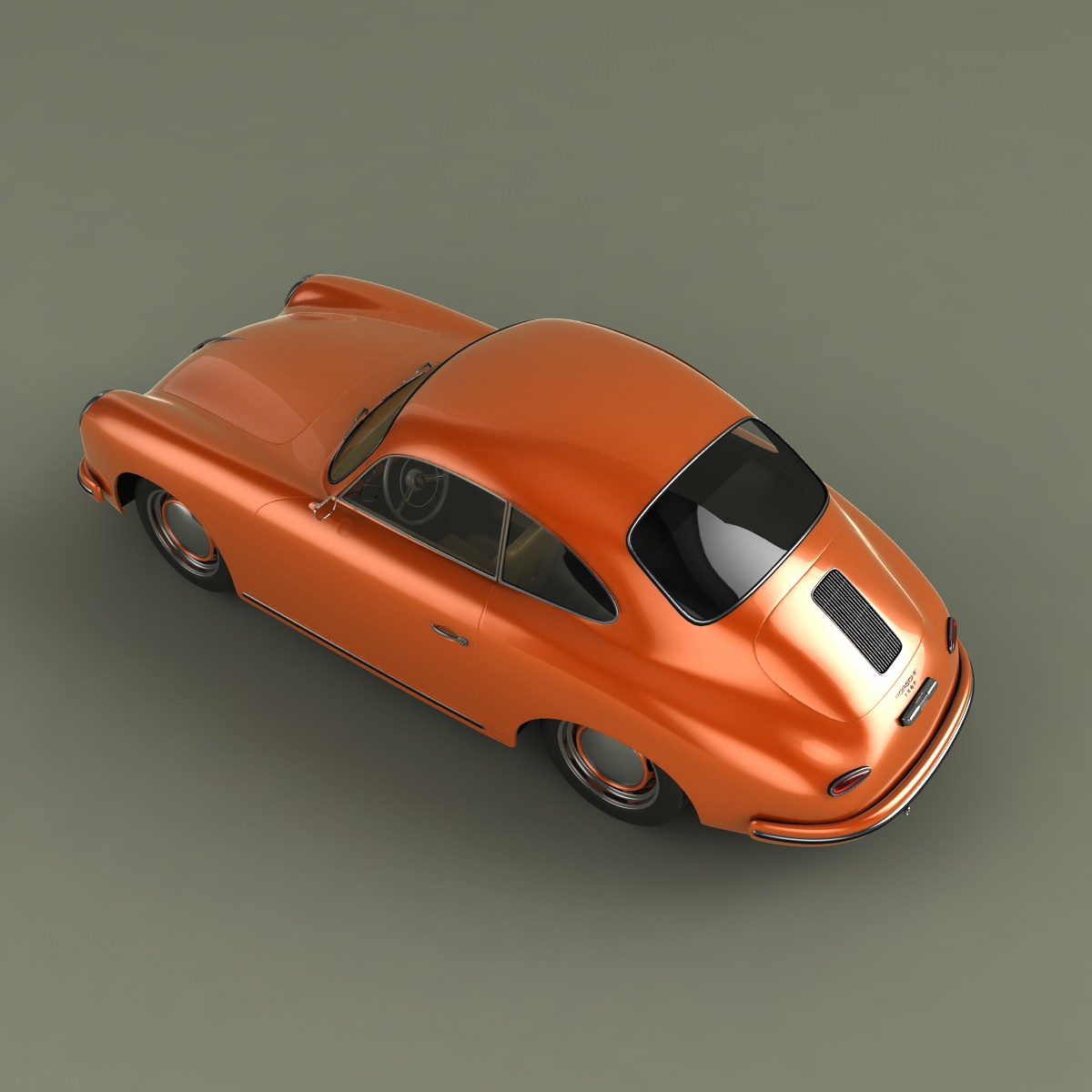 Porsche 356 3D model_5