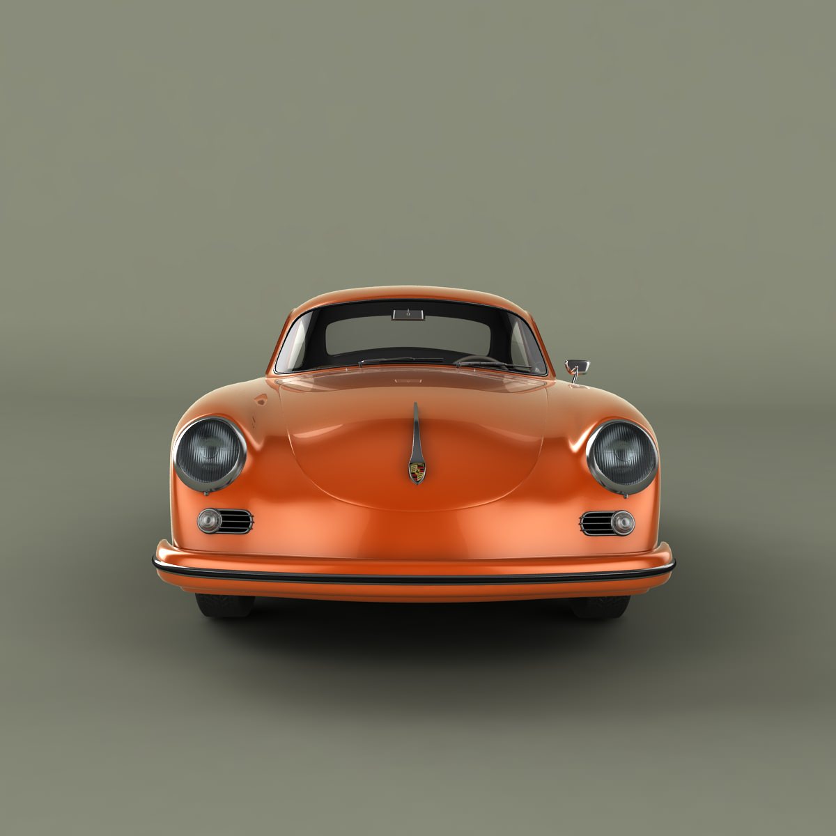 Porsche 356 3D model_1