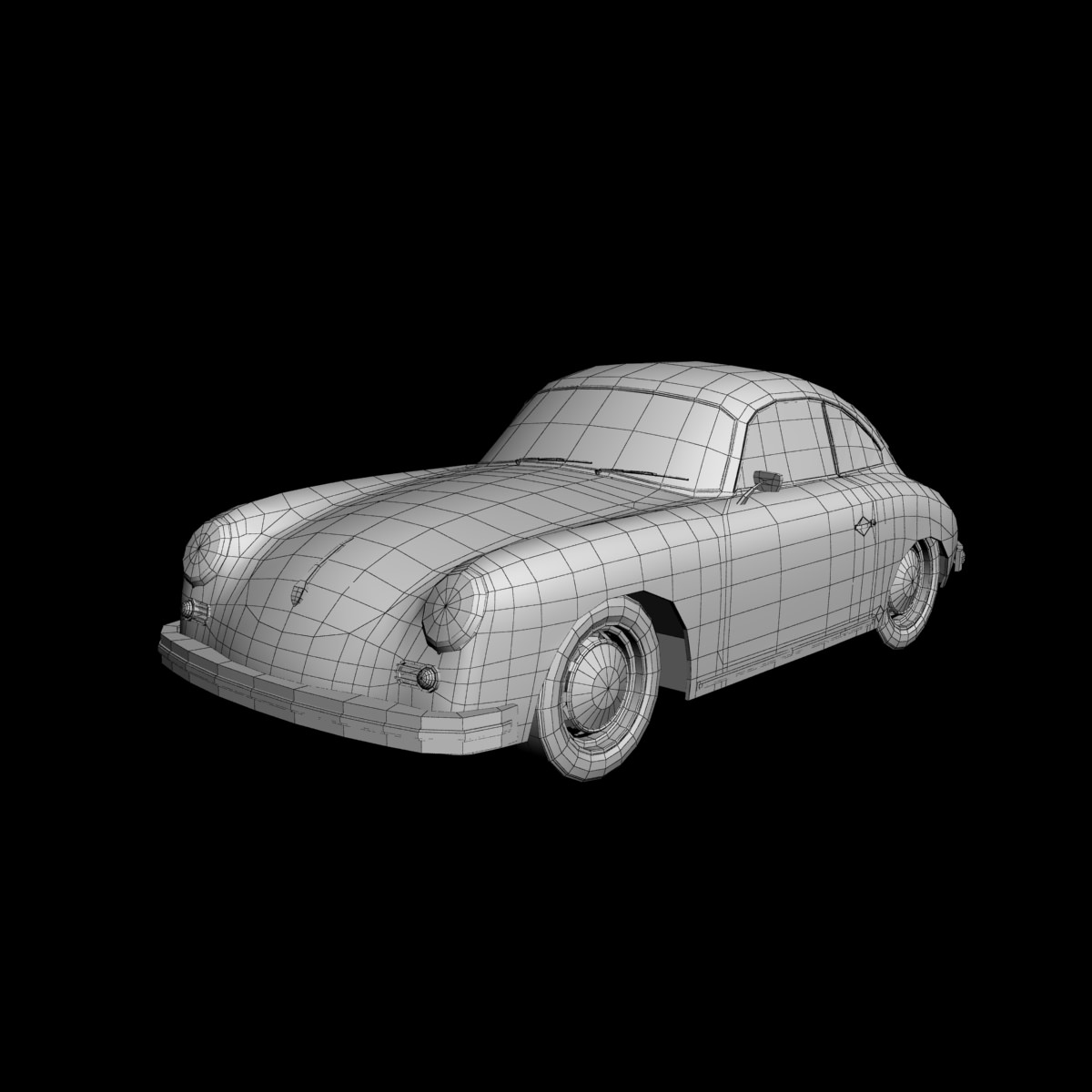 Porsche 356 3D model_13