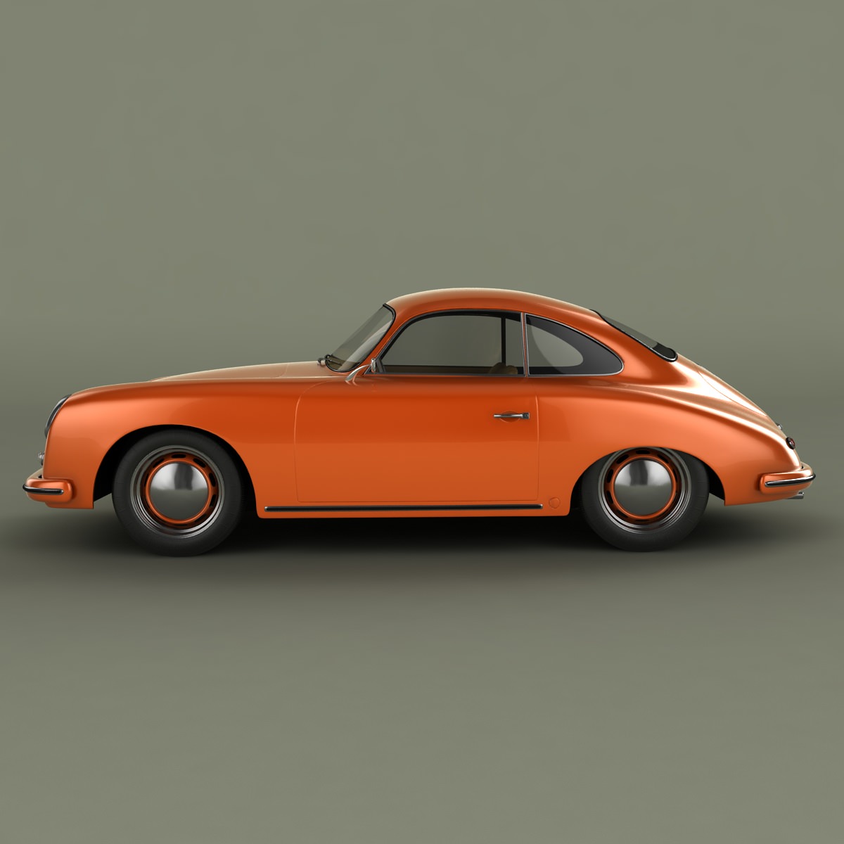 Porsche 356 3D model_2