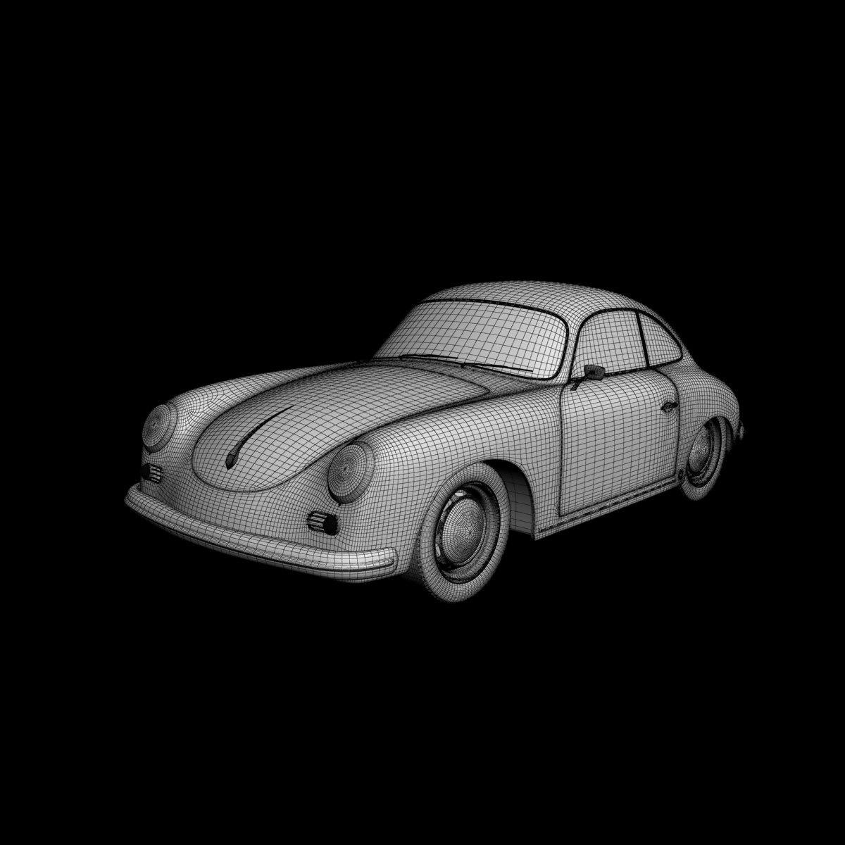 Porsche 356 3D model_11