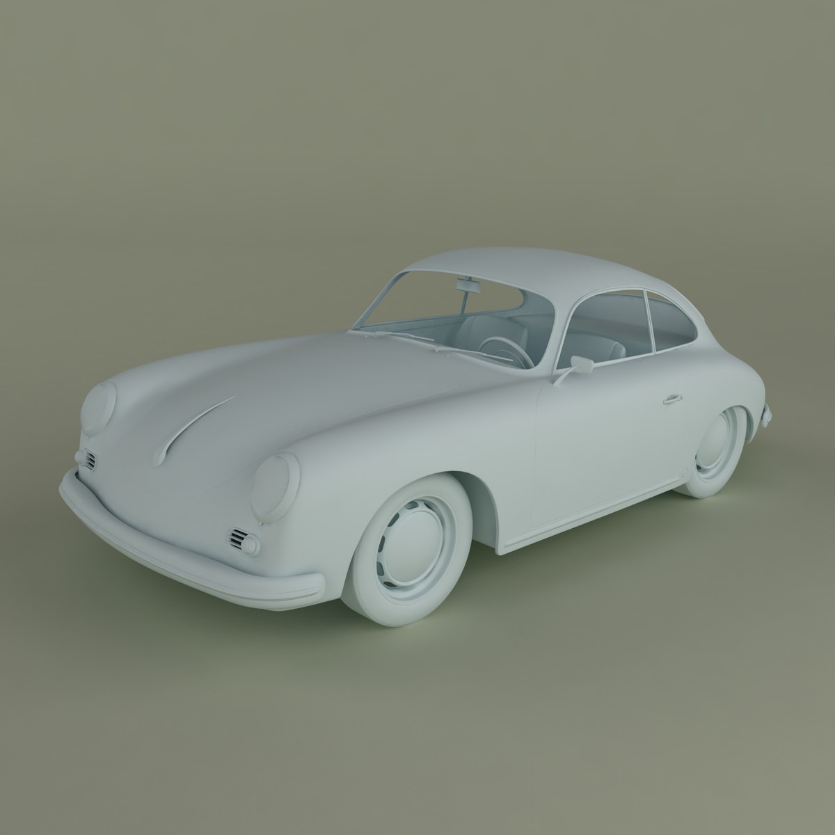 Porsche 356 3D model_8