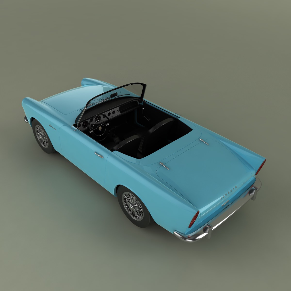 Sunbeam Alpine Series 1 3D model_7