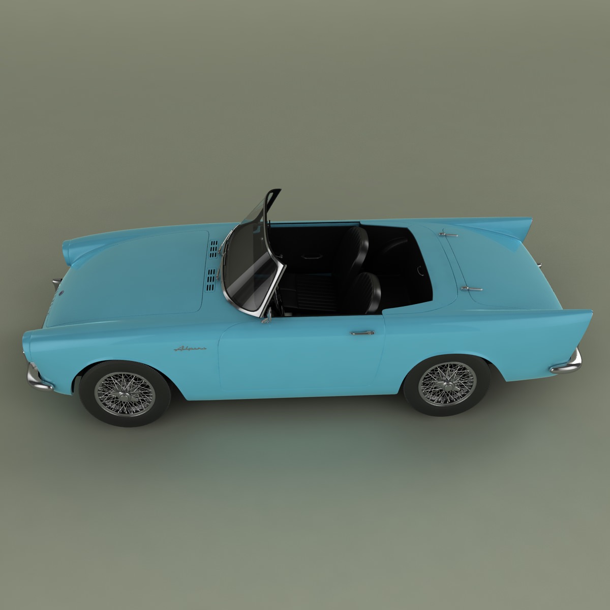 Sunbeam Alpine Series 1 3D model_4