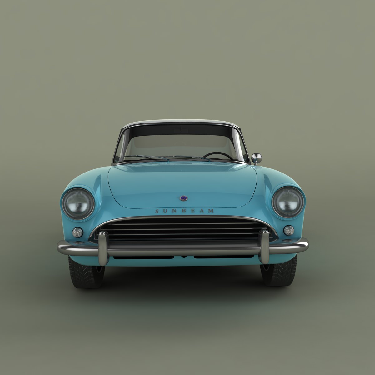 Sunbeam Alpine Series 1 3D model_2