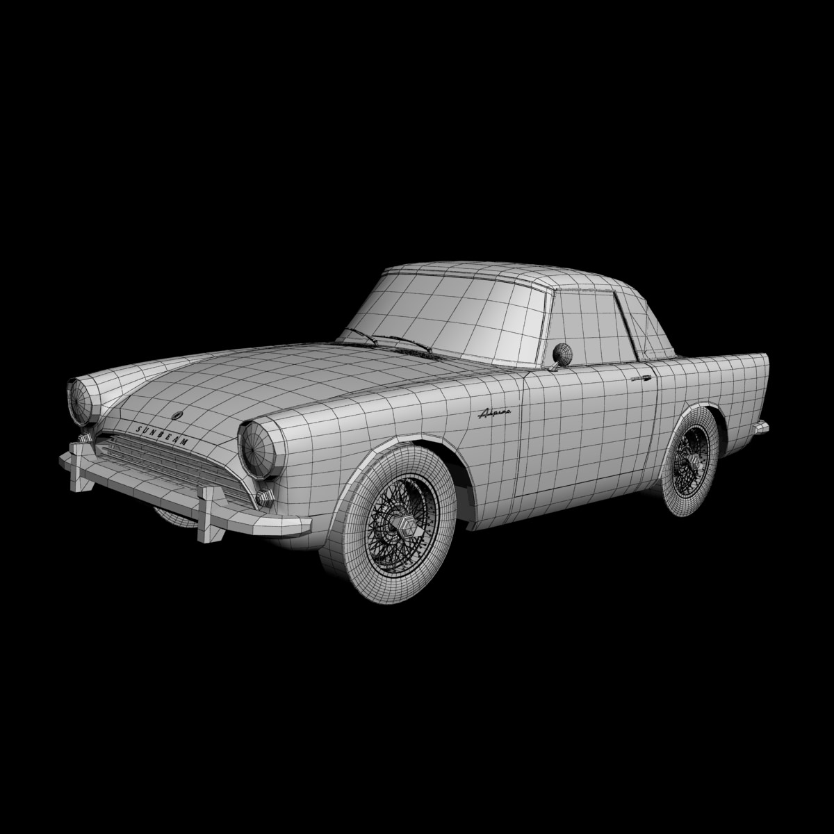 Sunbeam Alpine Series 1 3D model_10