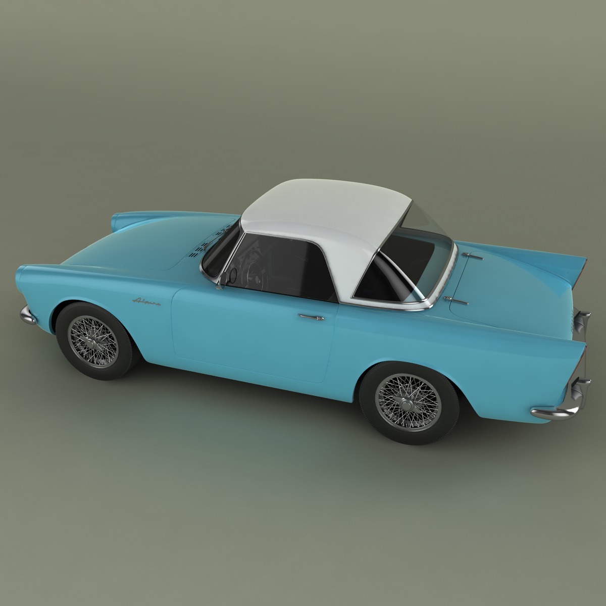 Sunbeam Alpine Series 1 3D model_6