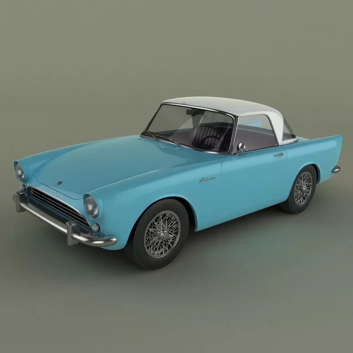Sunbeam Alpine Series 1 3D model_0