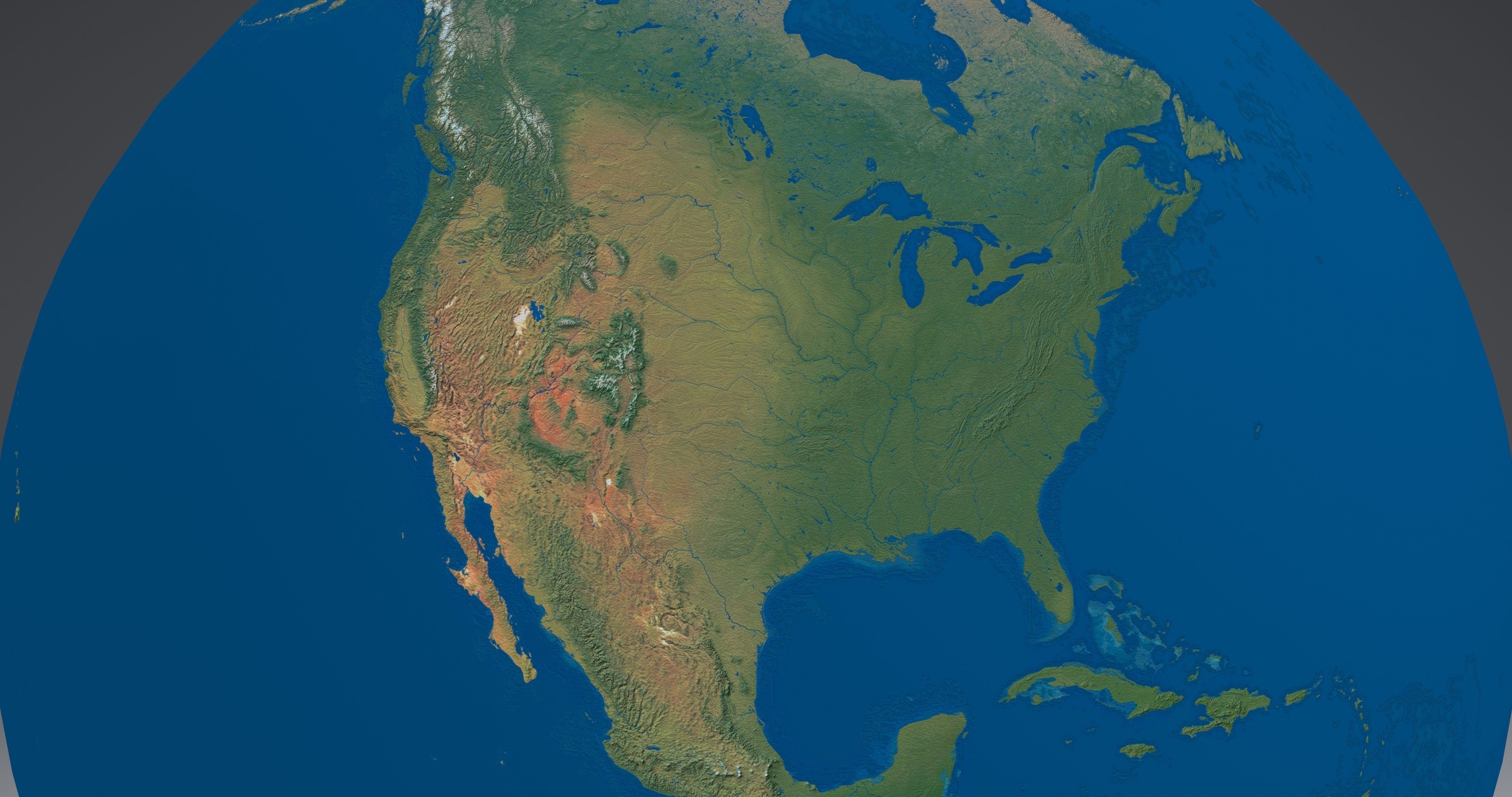 EarthGlobe16k earth 3D model_1