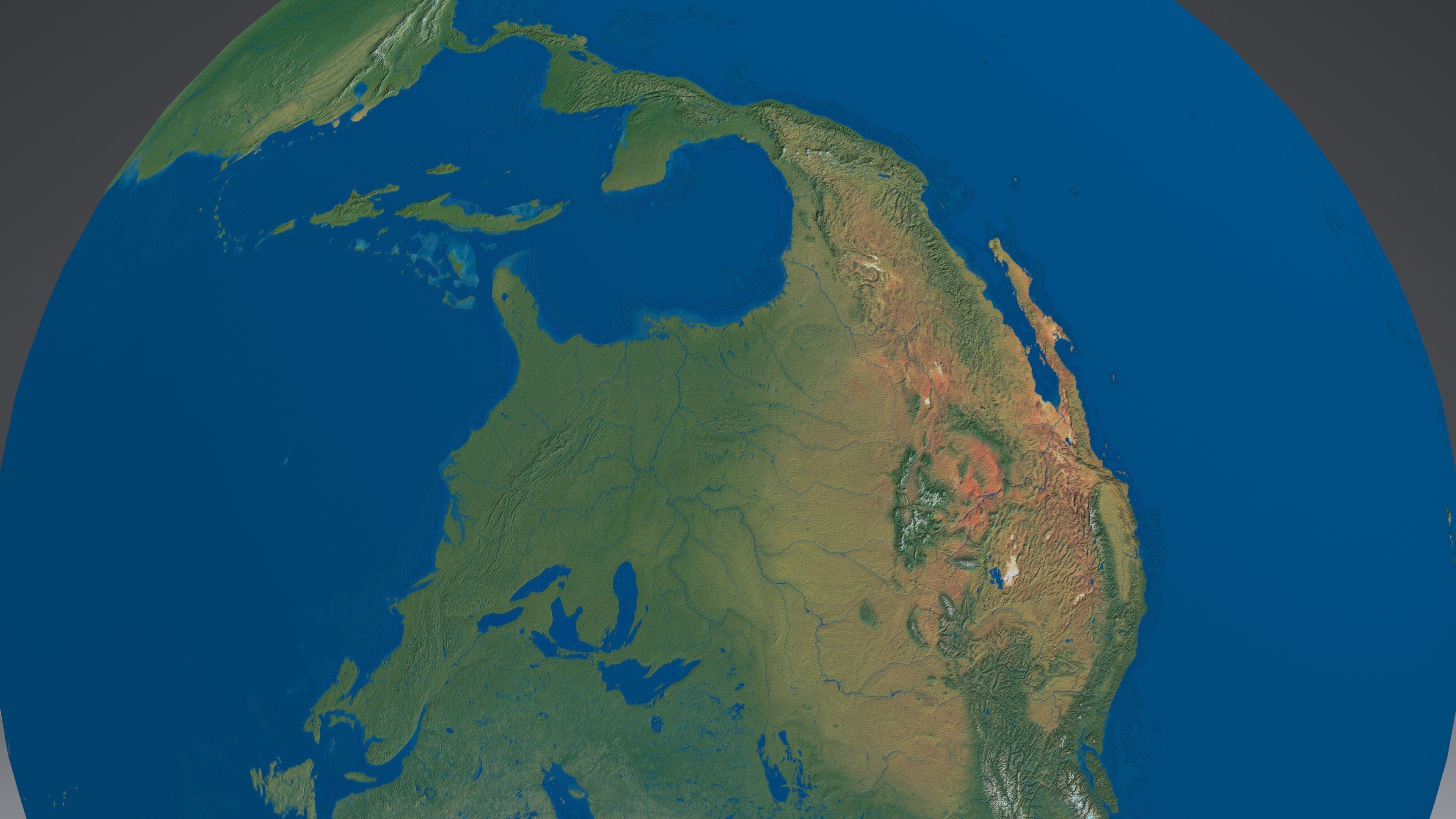 EarthGlobe16k earth 3D model_4