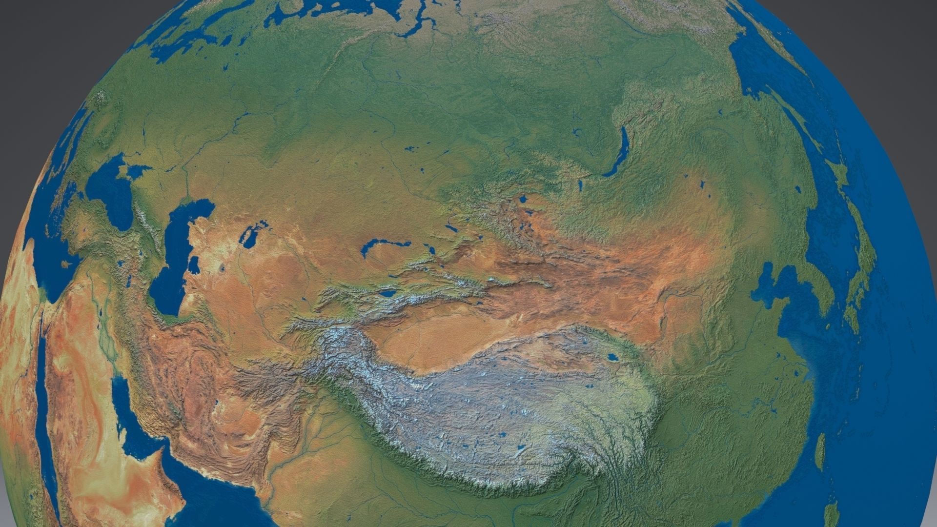 EarthGlobe16k earth 3D model_3